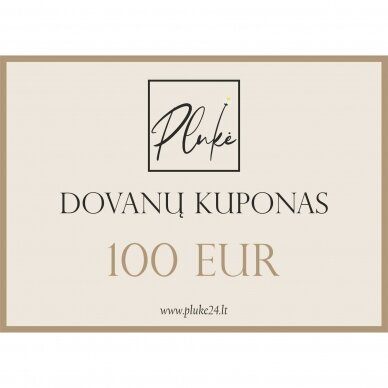 Dovanų kuponas 100 Eur. (Elektroninis)