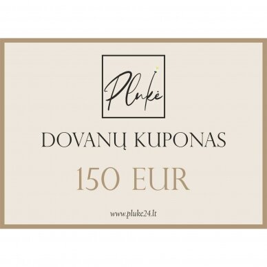 Dovanų kuponas 150 Eur. (Elektroninis)