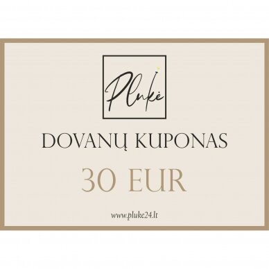 Dovanų kuponas 30 Eur. (Elektroninis)