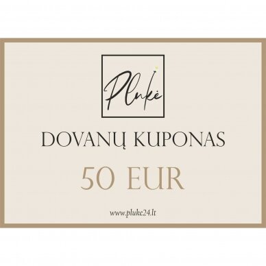 Dovanų kuponas 50 Eur. (Elektroninis)