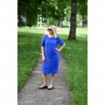 Mėlyna lininė suknelė „Vasara“